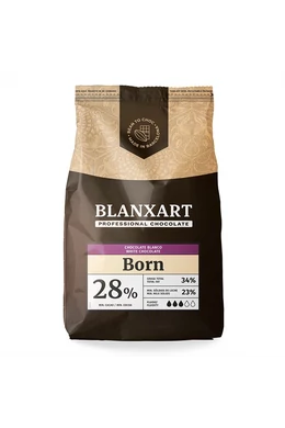 FEHÉRCSOKOLÁDÉ BLANXART 28% BORN 1 KG