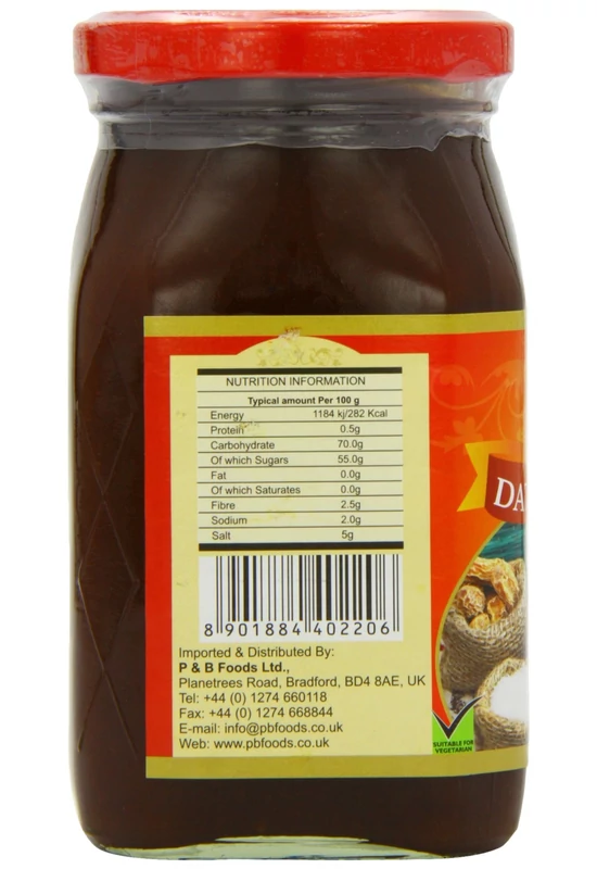 Rishta Datolyás Tamarind Csatni (Édes & Csípős) 450 g