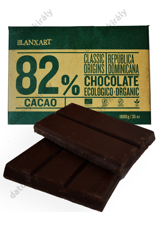 Blanxart Dominika köztársaság 82% Bio Csokoládé 1Kg pasztillás