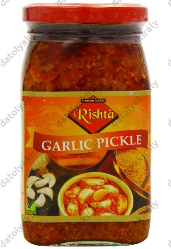 Rishta Fokhagyma pickle indiai csípős savanyúság 